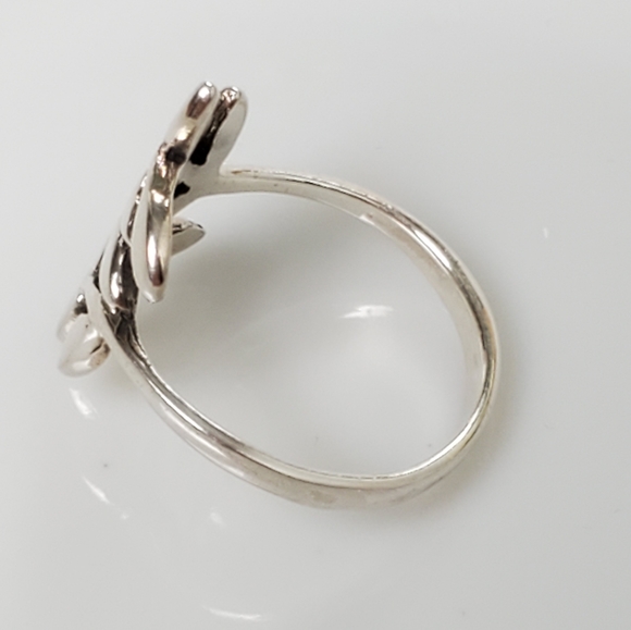 NEW 925 Olive Branch with Leaves  Wrap Ring - Picture 4 of 8